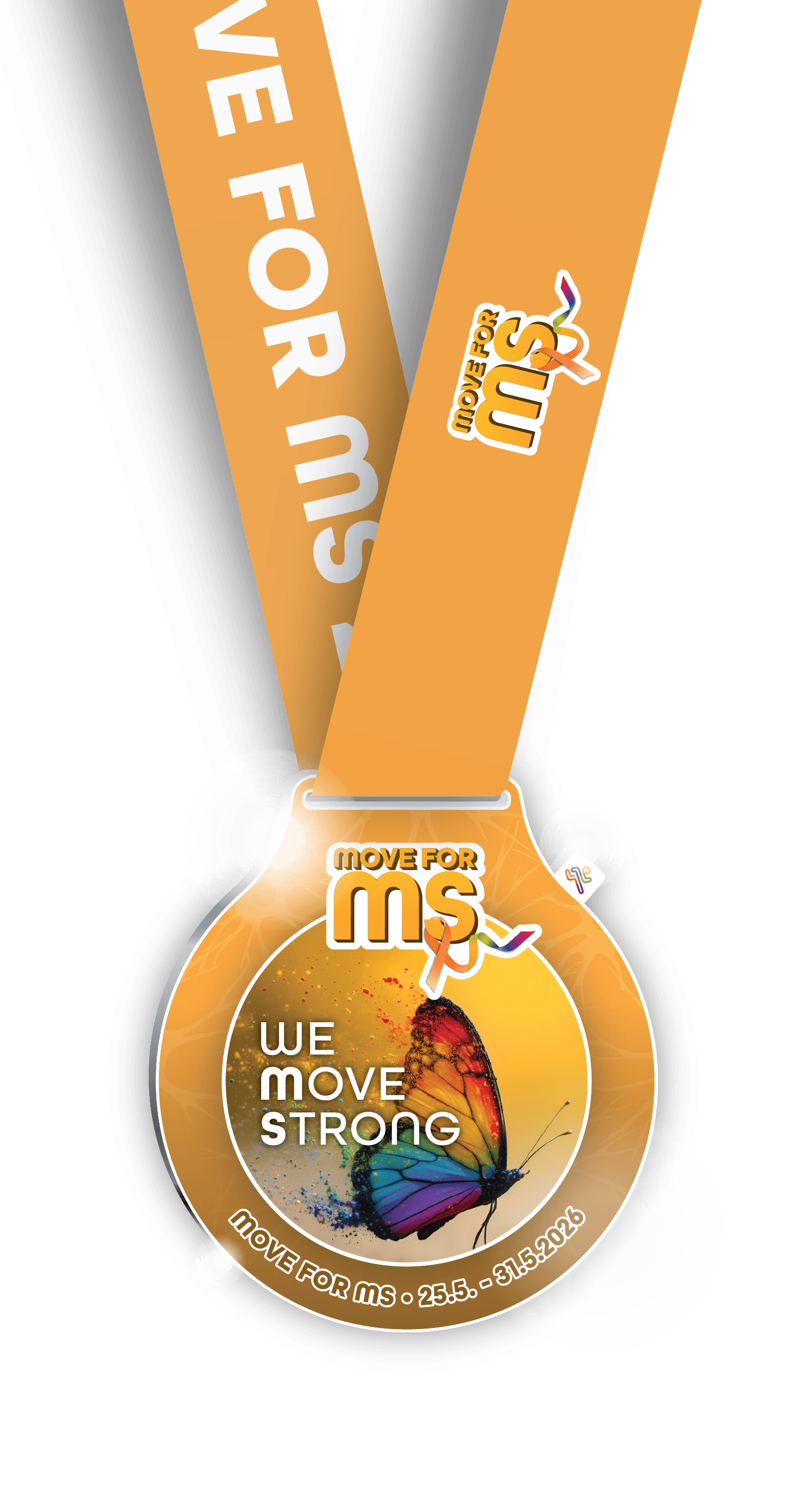 Deine Medaille zum Move For MS 2026