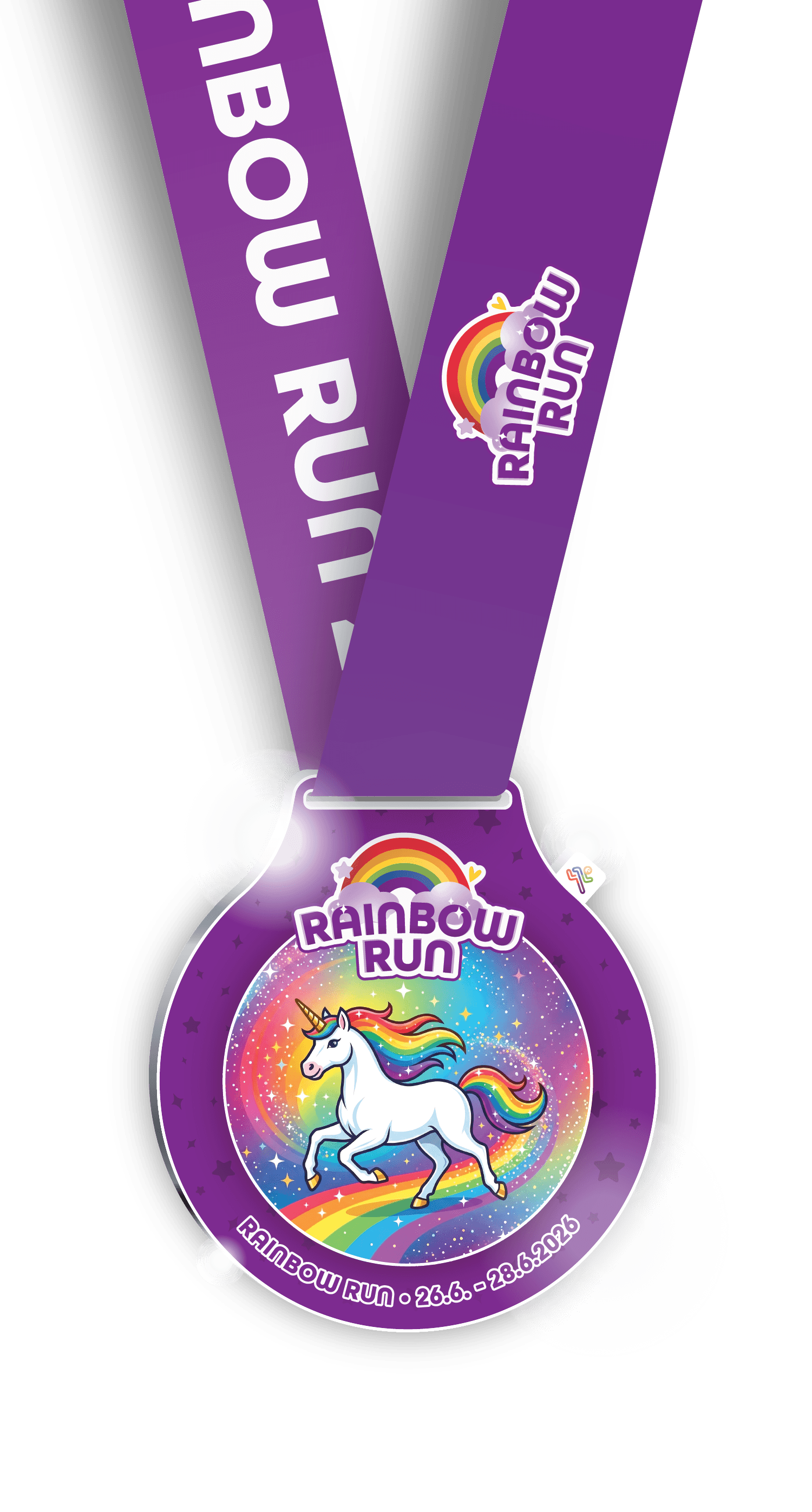 Deine Medaille zum Rainbow Run 2026
