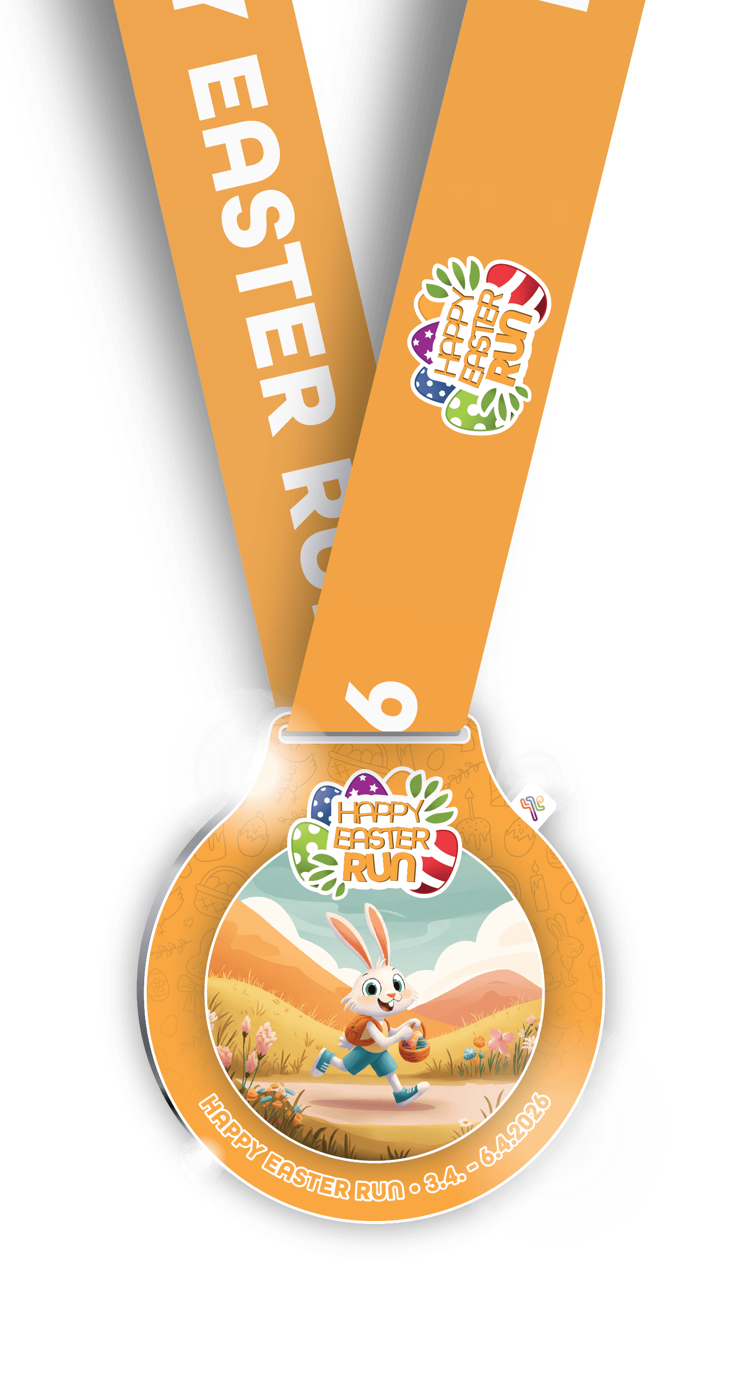 Deine Medaille zum Happy Easter Run 2026