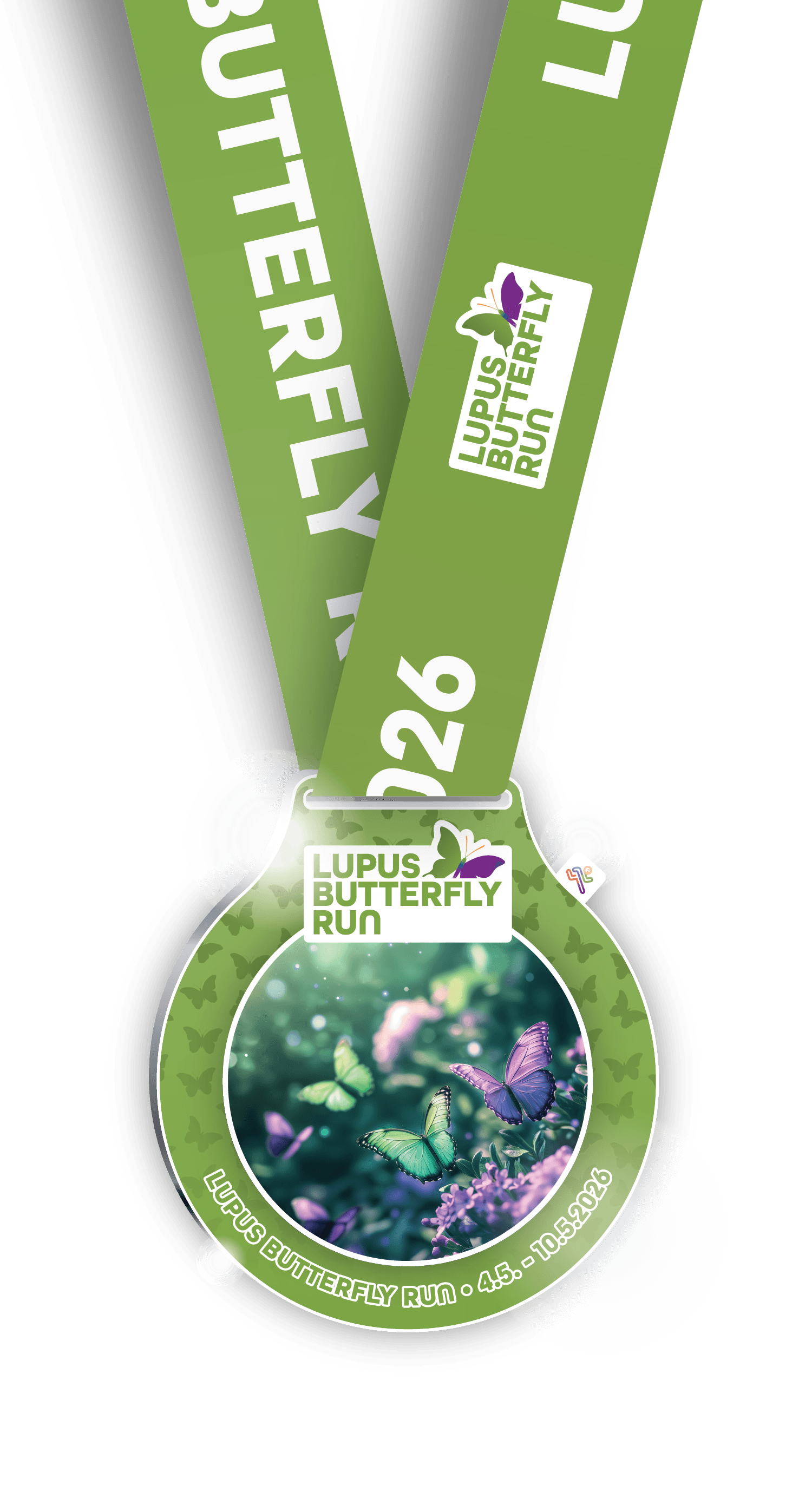 Deine Medaille zum Lupus Butterfly Run 2026