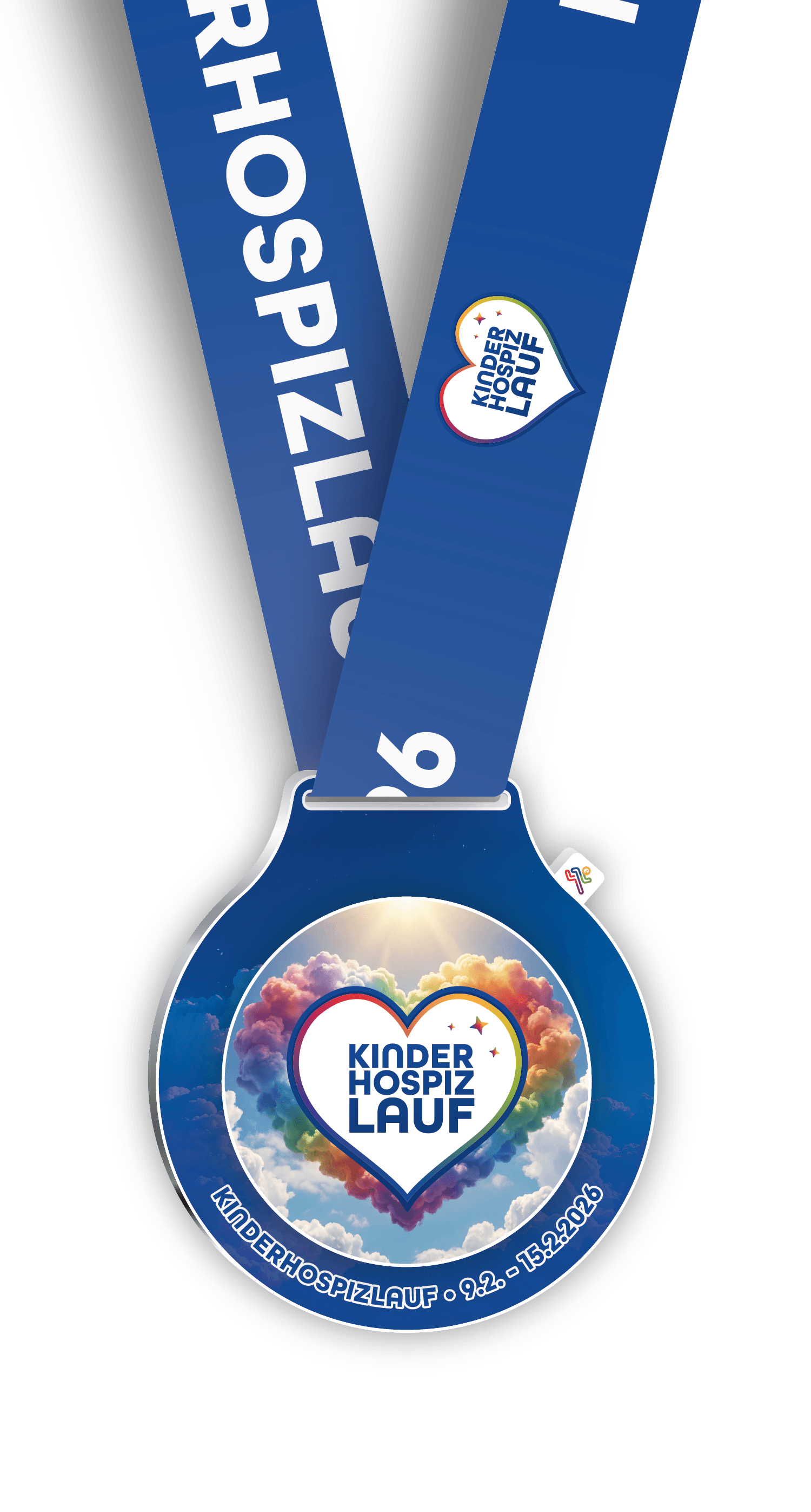 Die Medaille zum Kinderhospizlauf 2026